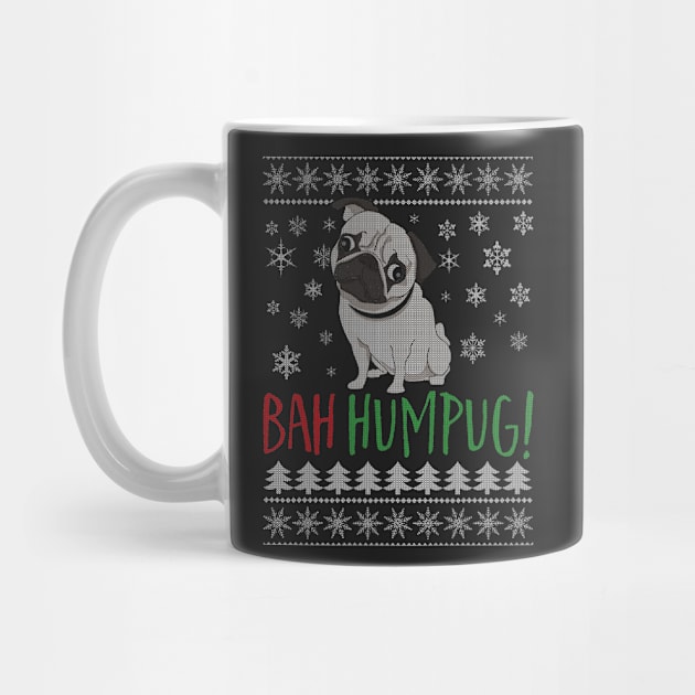 Bah Humpug! Christmas Pug by CasesTshirts